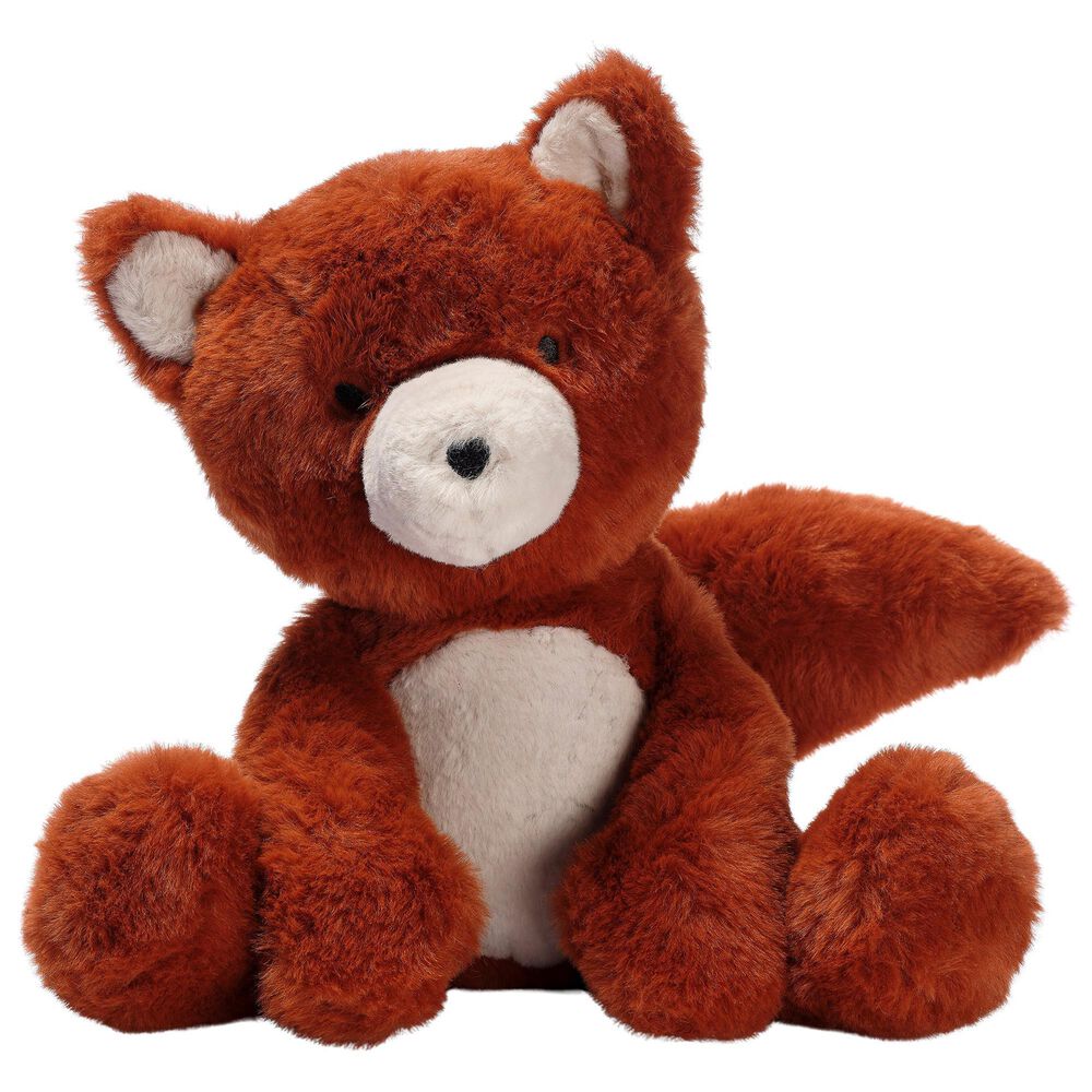 Lambs & Ivy Treetop Fox Buddy Stuffed Animal Toy in Cinnamon and Cream, , large