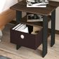 HOMLUX 1-Drawer End Table in Columbia Walnut, , large