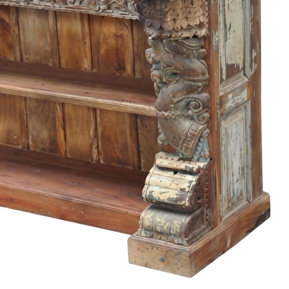 Jaipur Home One of a Kind Old World Bookcase in Natural Brown, , large
