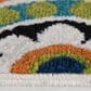 Central Oriental Terrace Tropic Burnette 9"10" x 12"10" Snow and Multicolor Area Rug, , large