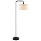 Lite Source Orea Table and Floor Lamp Set in Black (Set of 3), , large