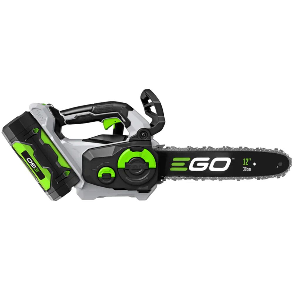 EGO 12&quot; Compact Chainsaw Tool Only with 2.5Ah Battery and Charger in Gray and Black, , large