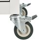 HOMLUX 54" Kitchen Island Cart with Solid Wood Top and Locking Wheels in White, , large