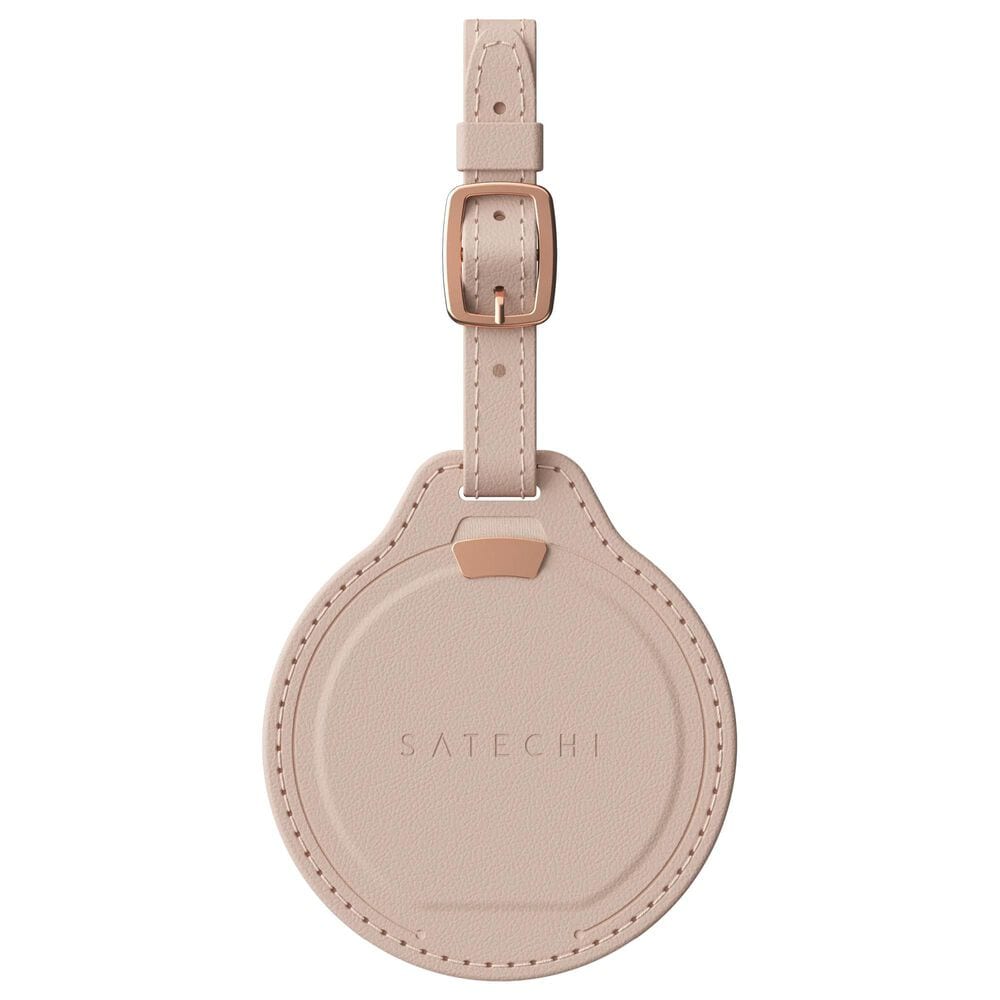 Satechi Vegan-Leather FindAll Luggage Tag in Desert Rose, , large