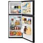 Frigidaire 10.1 Cu. Ft. Top Freezer Apartment Size Refrigerator in Black, , large