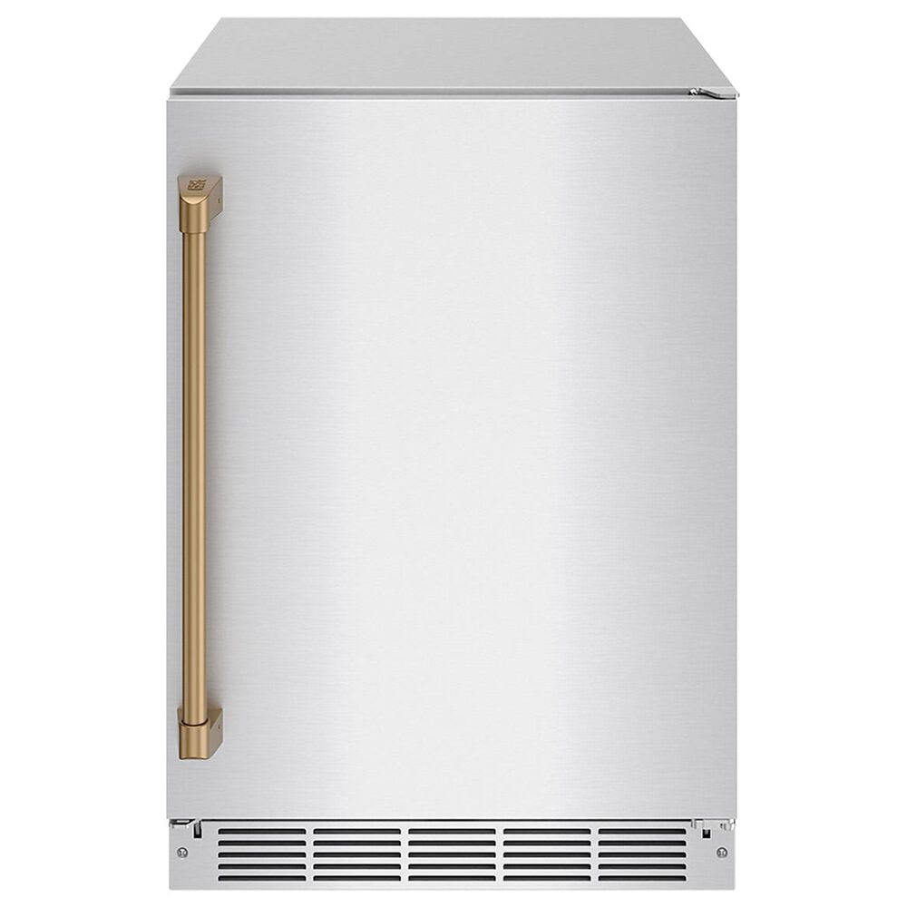 Thor Kitchen Gordon Ramsay 5 Cu. Ft. Outdoor Undercounter Beverage Cooler with Bronze Handle Kit in Stainless Steel, , large