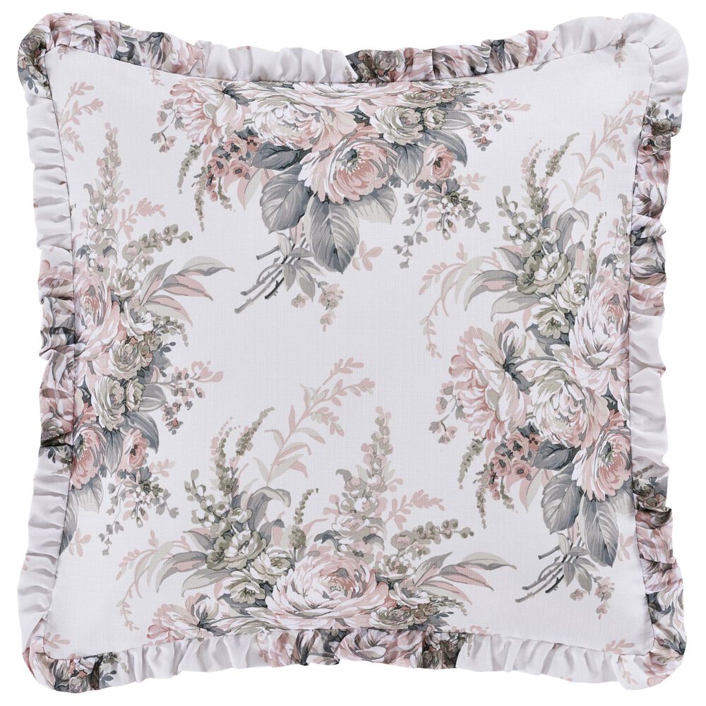 J. Queen New York Estelle 26" Square Euro Pillow Sham in Blush, , large