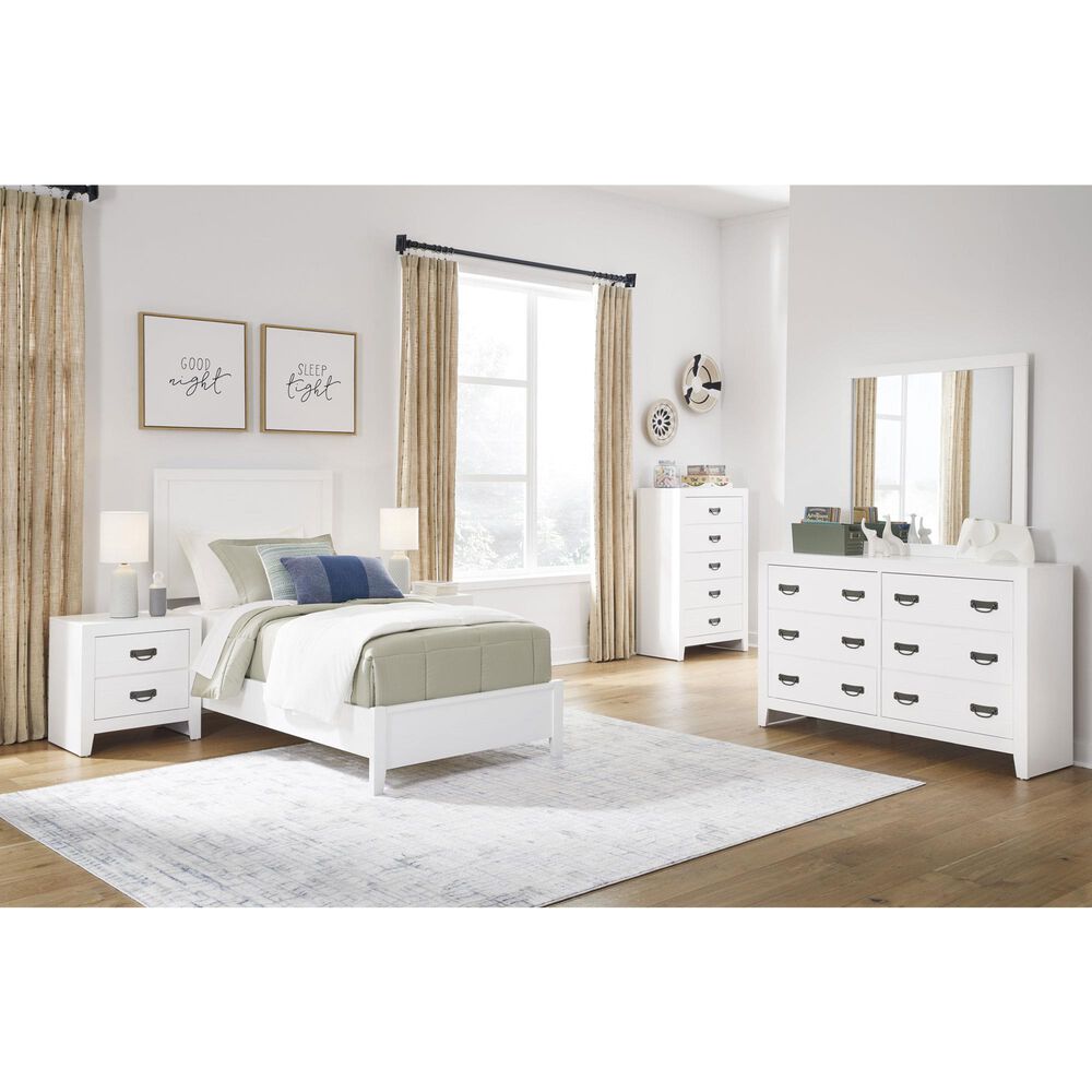 Ashley Twin Panel Bed, , large