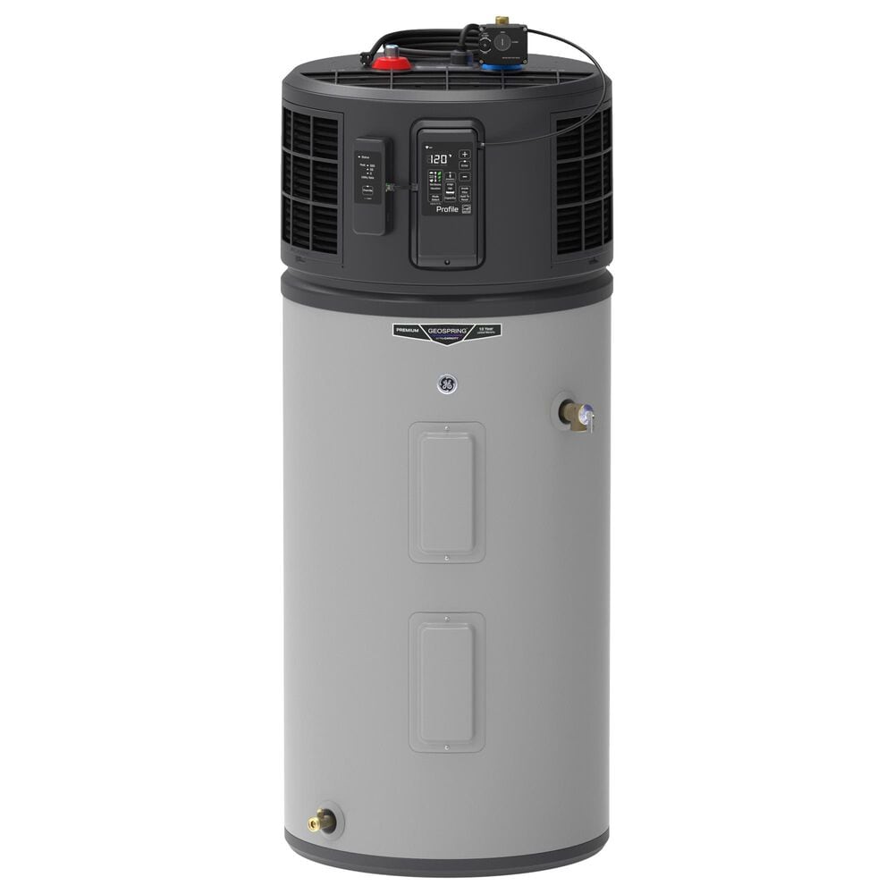 GE Appliances GeoSpring 40-Gallon 240V Smart Hybrid Heat Pump Water Heater with FlexCapacity in Gray, , large