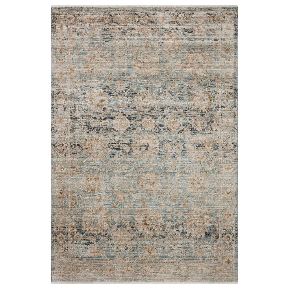 Loloi Katherine 11"6" x 15"7" Ocean and Coral Area Rug, , large