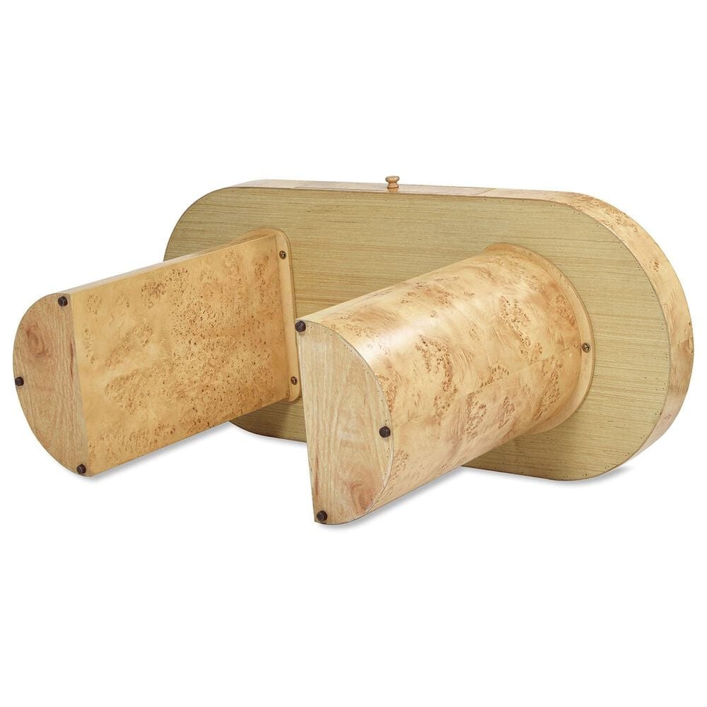 Jennifer Taylor Home Jesse Computer Desk in Warm Natural Brown, , large