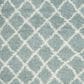 Safavieh Dallas Shag SGD258C-3 3" x 5" Seafoam/Ivory Area Rug, , large