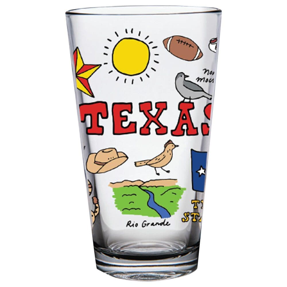 1 Brilliant Gift Wanderer Texas 16 Oz Pint Glass, , large