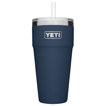 YETI Rambler 26 Oz Stackable Cup with Straw Lid in Navy, , large