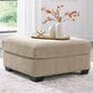 Ashley SimpleJoy Oversized Accent Ottoman in Sand, , large