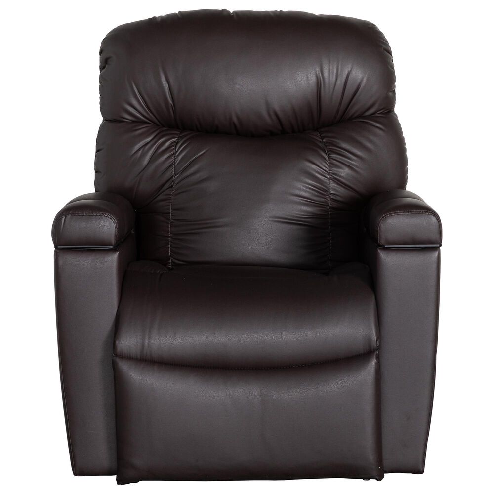 Lounge Maya Large Power Lift Recliner with Nirvana Heat and Air Massage in Brisa Coffee Bean, , large