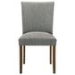 Coaster Cantley Dining Side Chair with Grey Cushion in Rich Brown, , large