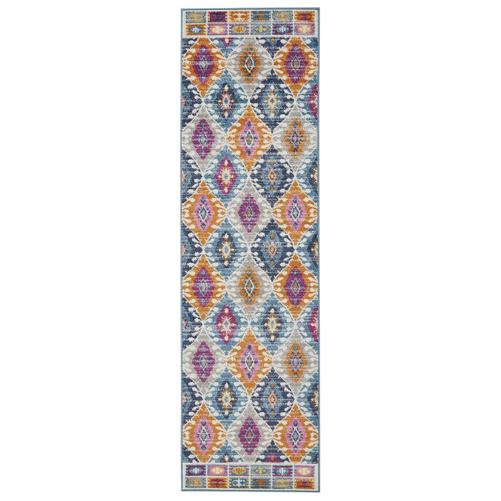 Nourison Passion PSN02 2"2" x 7"6" Multicolor Runner, , large
