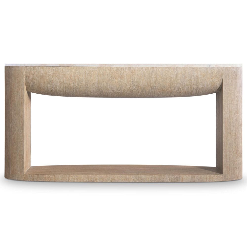 Bernhardt Loggia Oval Console Table in Aria, , large