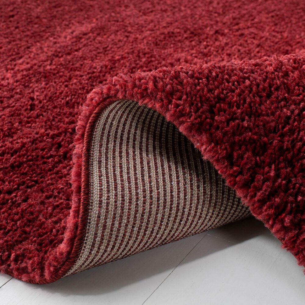 Safavieh August Shag 5&#39;3&quot; x 7&#39;6&quot; Burgundy Area Rug, , large