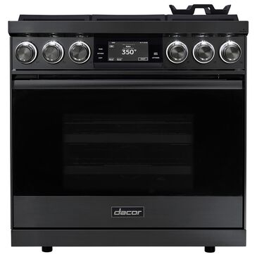 Dacor Modernist 36" Liquid Propane Range in Graphite Stainless Steel, , large