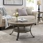 Linon Home Decor Franklin Cocktail Table in Pewter and Grey, , large
