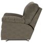 Ashley Norlou Manual Rocker Recliner in Flannel, , large
