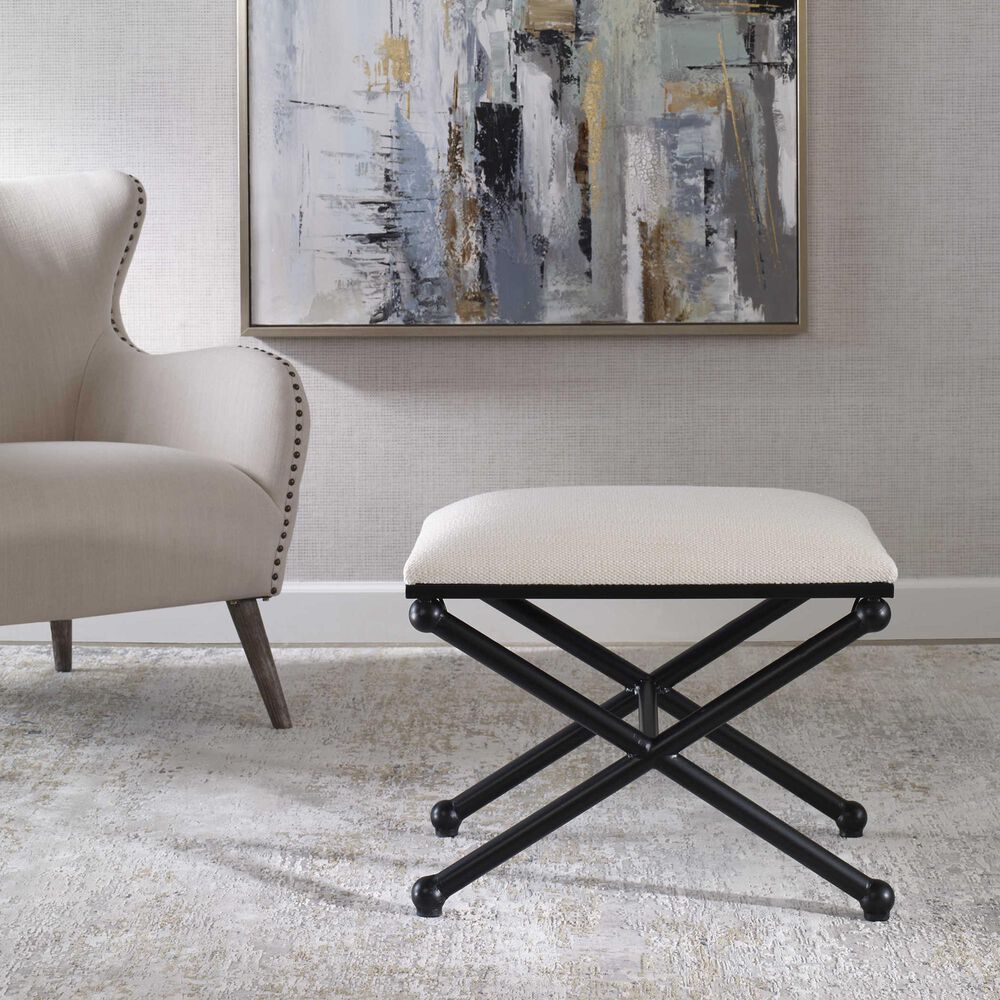 Uttermost Andrews Small Bench in White, , large