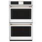 Cafe 2-Piece Kitchen Package with Matte White 30" Smart Built-In Convection Double Wall Oven and Stainless Steel 36" Gas Cooktop, , large
