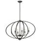 Golden Lighting Colson 6-Light Linear Pendant in Etruscan Bronze, , large