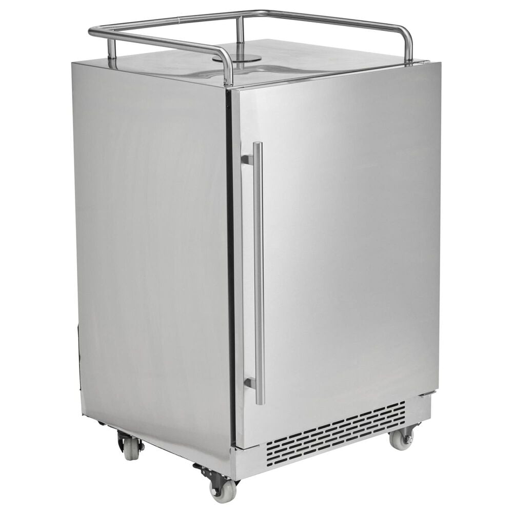 Coyote Outdoor 3 Cu. Ft. Outdoor Built-In Kegerator in Stainless Steel, , large