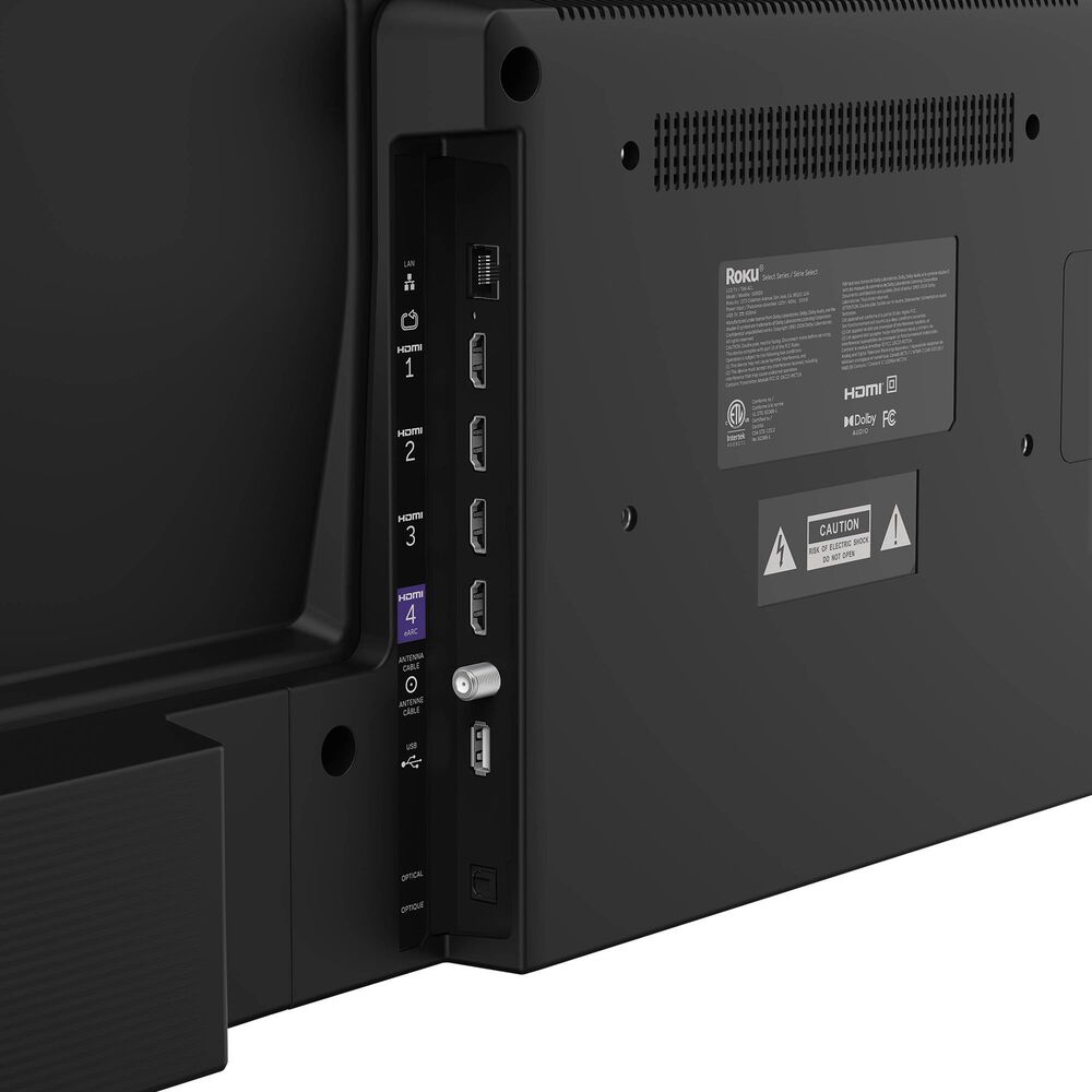 Roku 55" Class Select Series 4K QLED in Black - Smart TV, , large