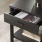 Safavieh Jaylessa 1-Drawer End Table in Black, , large
