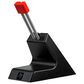 Arozzi Ancora Mouse Bungee with Snug Cord Holder, Rubber Feet, Extendable Spring, and Weighted for Stability - Black with Red Accents, , large