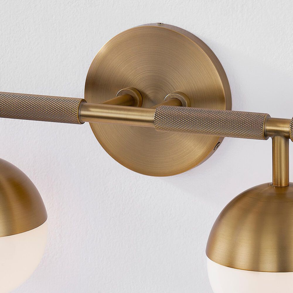 Troy Lighting Enson 3-Light Bath Vanity in Patina Brass, , large