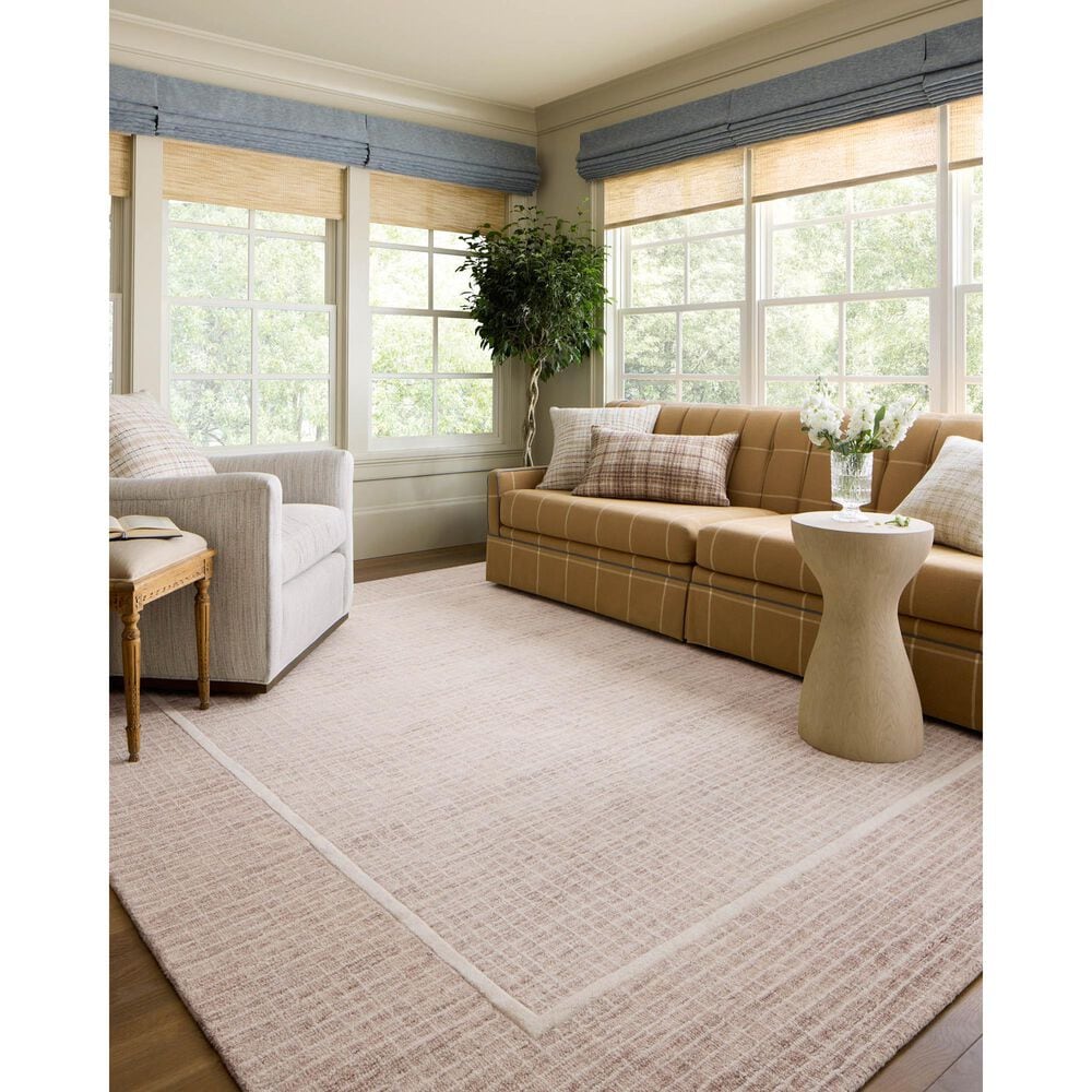 Chris Loves Julia x Loloi Briggs 9&#39;3&quot; x 13&#39; Blush and Ivory Area Rug, , large