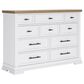 Ashley 3-Piece King Bedroom Set in White and Natural, , large