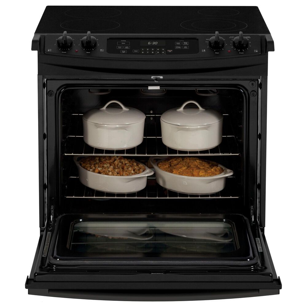 GE Appliances 30&quot; Drop-In Electric Range with Self-Cleaning Oven in Black, , large