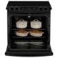 GE Appliances 30" Drop-In Electric Range with Self-Cleaning Oven in Black, , large
