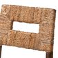 Baxton Studio Porsha Side Chair in Dark Brown and Natural, , large