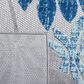 Safavieh Cabana CBN814F 2" x 8" Grey and Blue Indoor/Outdoor Area Performance Rug, , large