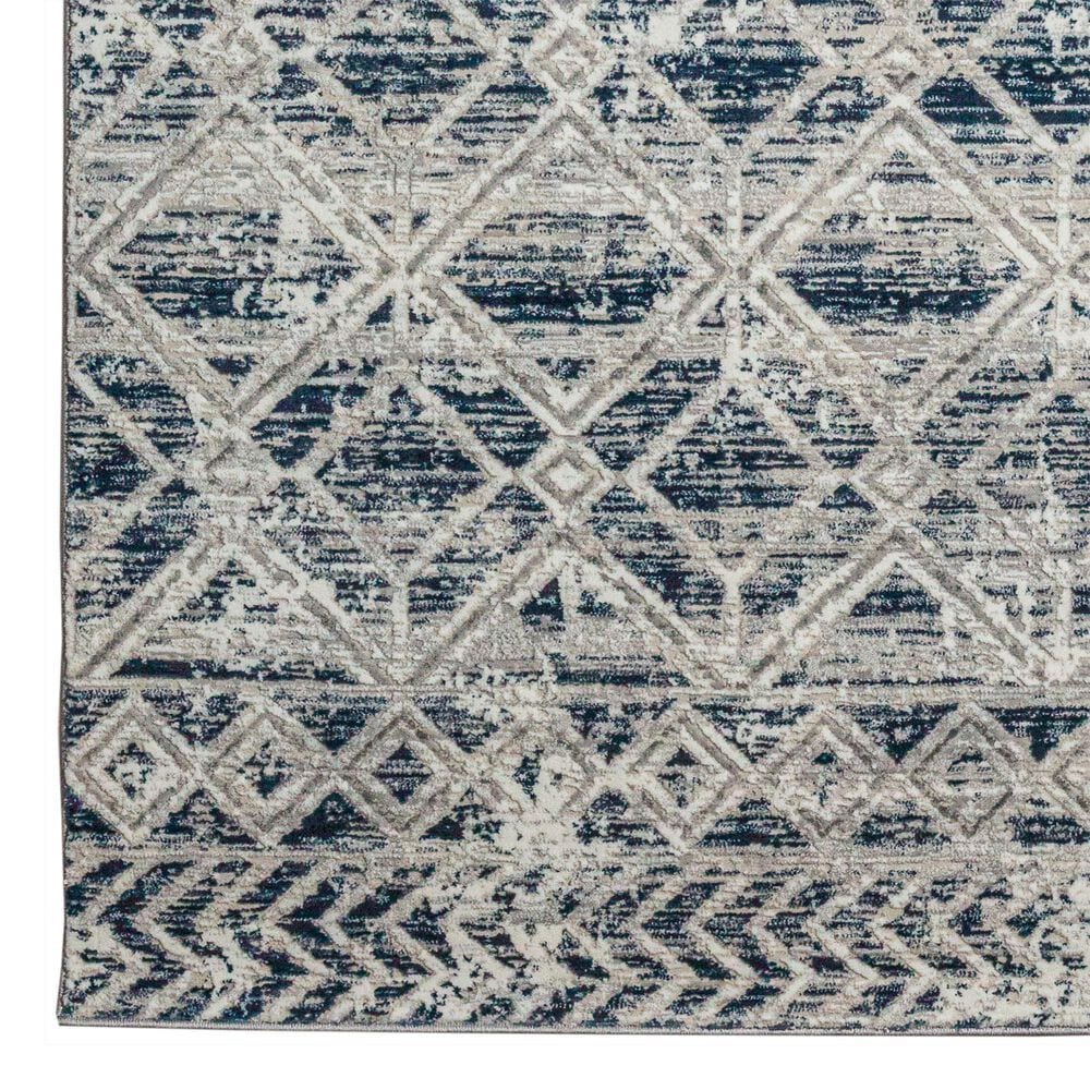 Radici USA Livigno Southwestern 2&#39;2&quot; x 7&#39;7&quot; Blue Area Rug, , large
