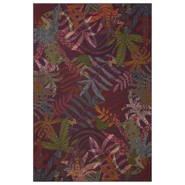 Justina Blakeney x Loloi Pisolino 2"3" x 3"9" Merlot and Multicolor Area Performance Rug, , large