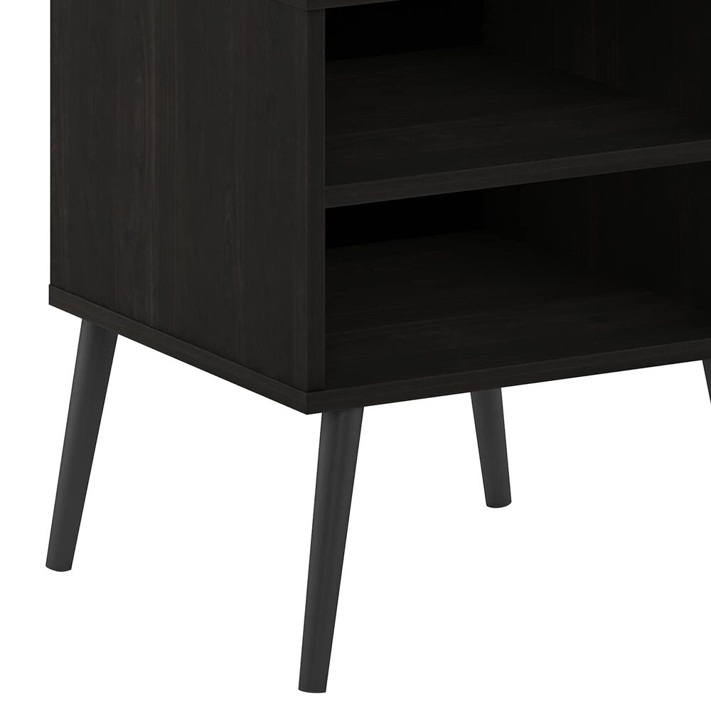 HOMLUX Claude 2-Tier Square End Table in Espresso, , large