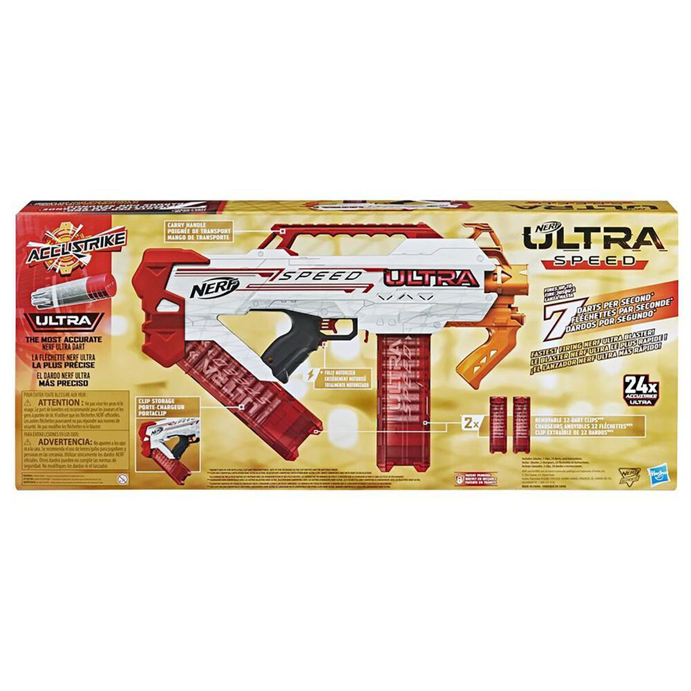 Nerf Ultra Speed Fully Motorized Blaster with 24 Darts, , large