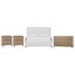 Viceray Collections Choices Amelia, Tide and Timber 4-Piece Queen Bedroom Set with Two Nightstand in Natural Oak, , large