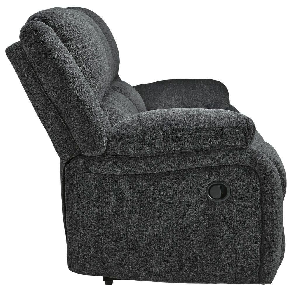 Ashley Draycoll 3-Piece Manual Reclining Living Room Set in Slate, , large