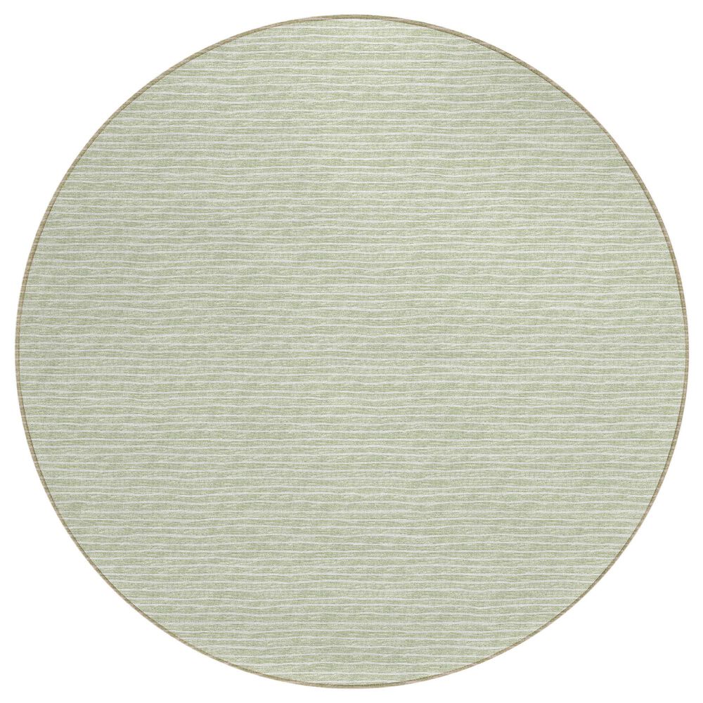 Dalyn Rug Company Laidley 8" Round Mist Indoor/Outdoor Area Rug, , large