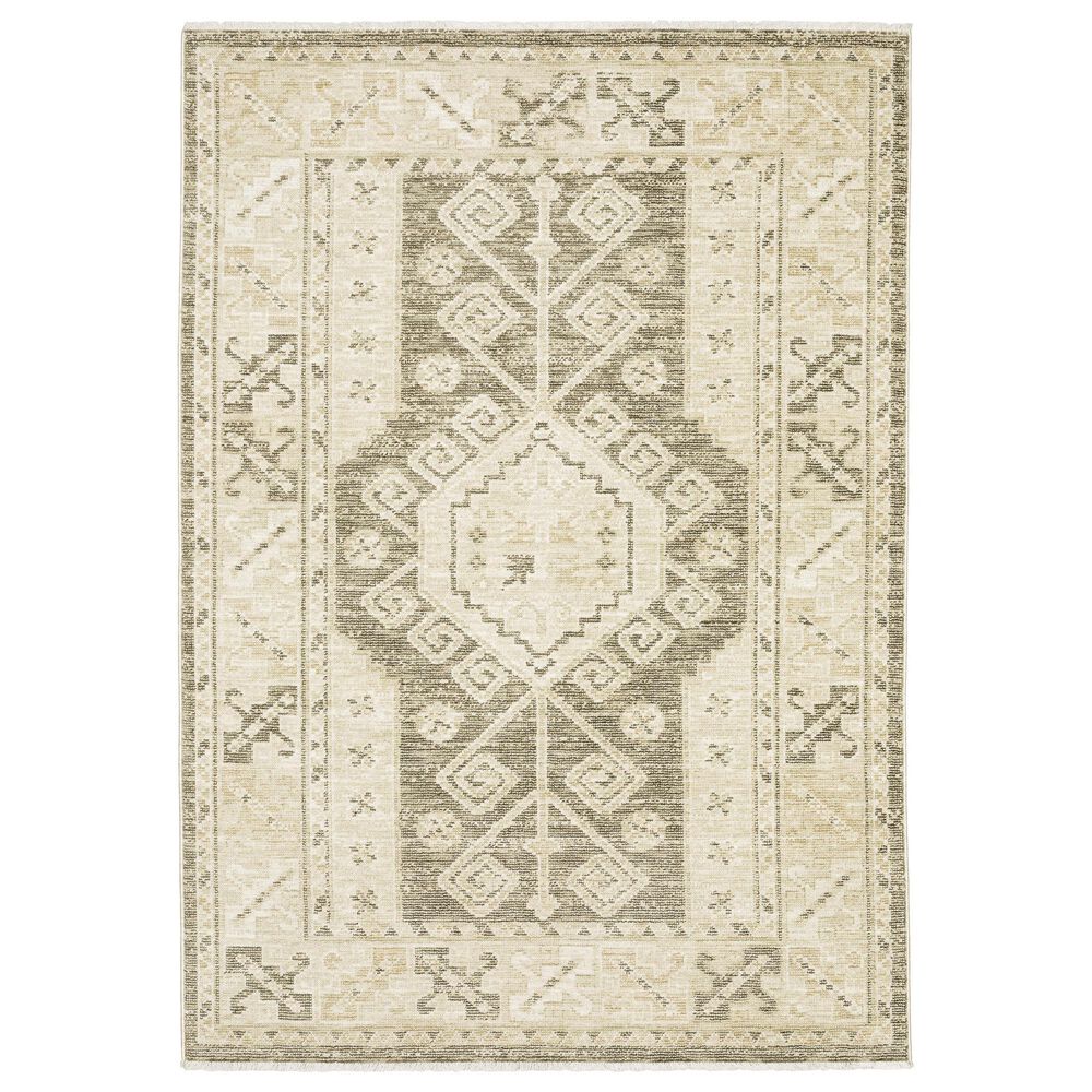 Oriental Weavers Caroline CRL07 Brown 7"10" x 10" Area Rug, , large