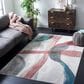 Safavieh Aria 9" x 12" Ivory and Plum Area Rug, , large